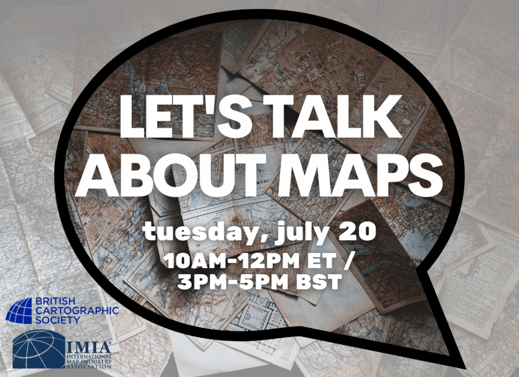 Lets Talk About Maps Imia International Map Industry Association 1920