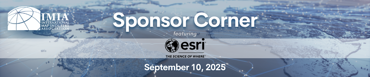 Sponsor Corner: Esri - IMIA | International Map Industry Association